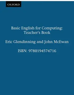 Glendinning / McEwan |  Basic English for Computing | Buch |  Sack Fachmedien