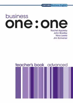 Appleby / Bradley / Leeke |  Business one:one Advanced: Teacher's Book | Buch |  Sack Fachmedien
