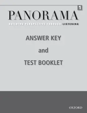 Mackey |  Panorama Listening 1: Answer Key and Test Booklet | Buch |  Sack Fachmedien