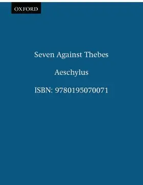 Aeschylus / Bacon |  Seven Against Thebes | Buch |  Sack Fachmedien