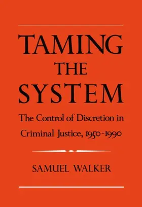 Walker | Taming the System | Buch | 978-0-19-507820-6 | www2.sack.de