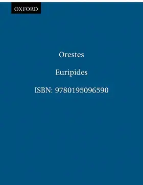 Euripides | Orestes | Buch | 978-0-19-509659-0 | www2.sack.de