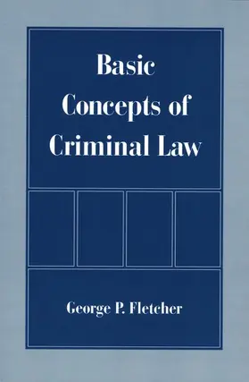 Fletcher |  Basic Concepts of Criminal Law | Buch |  Sack Fachmedien