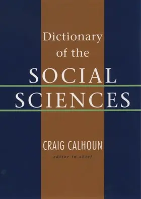 Calhoun |  Dictionary of the Social Sciences | Buch |  Sack Fachmedien