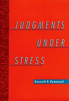 Hammond |  Judgments Under Stress | Buch |  Sack Fachmedien