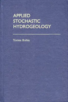 Rubin |  Applied Stochastic Hydrogeology | Buch |  Sack Fachmedien