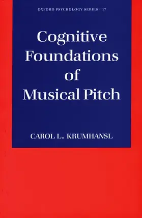 Krumhansl |  Cognitive Foundations of Musical Pitch | Buch |  Sack Fachmedien