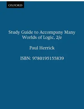Herrick |  Study Guide to Accompany Many Worlds of Logic, 2/e | Buch |  Sack Fachmedien