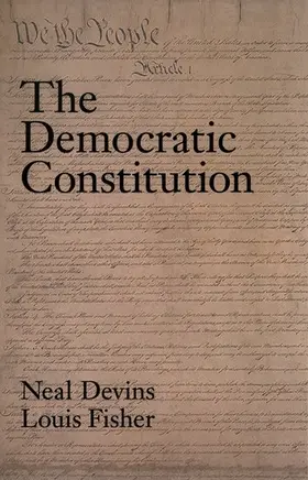 Devins / Fisher | The Democratic Constitution | Buch | 978-0-19-517123-5 | www2.sack.de