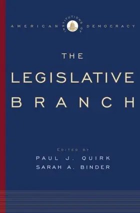 Quirk / Binder |  The Legislative Branch | Buch |  Sack Fachmedien