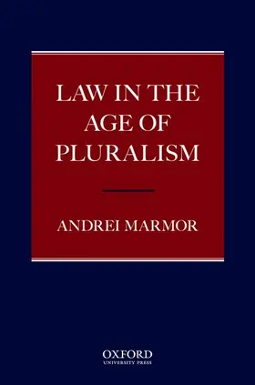 Marmor |  Law in the Age of Pluralism | Buch |  Sack Fachmedien