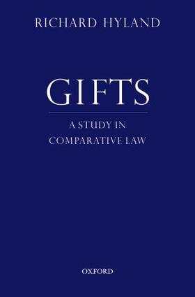 Hyland |  Gifts: A Study in Comparative Law | Buch |  Sack Fachmedien