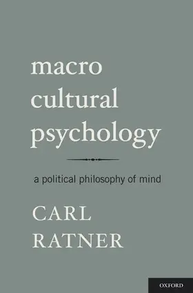Ratner | Macro Cultural Psychology | Buch | 978-0-19-537354-7 | www2.sack.de