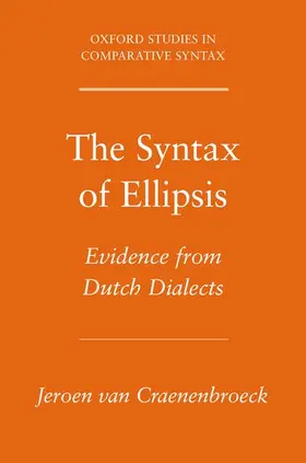 Van Craenenbroeck |  Syntax of Ellipsis | Buch |  Sack Fachmedien