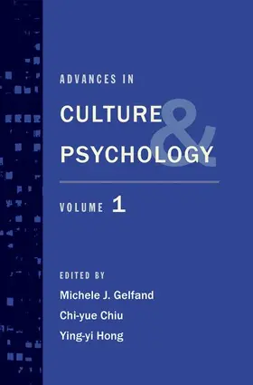Gelfand / Chiu / Hong |  Advances in Culture and Psychology | Buch |  Sack Fachmedien