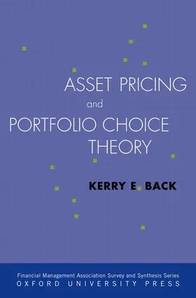 Back |  Asset Pricing and Portfolio Choice Theory | Buch |  Sack Fachmedien