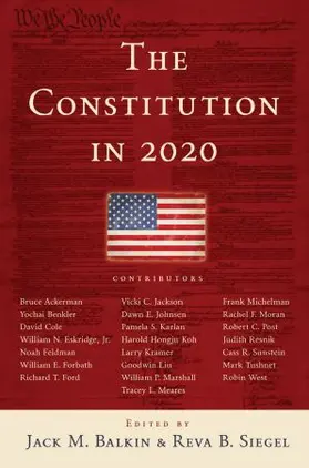 Balkin / Siegel | Constitution in 2020 | Buch | 978-0-19-538796-4 | www2.sack.de