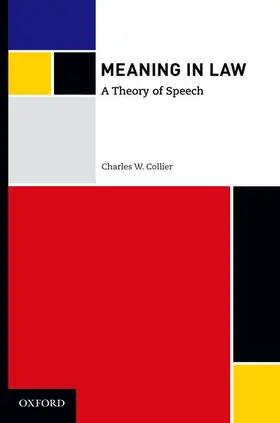 Collier |  Meaning in Law | Buch |  Sack Fachmedien