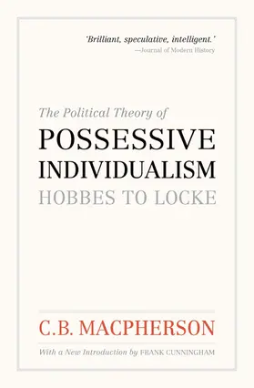 Macpherson |  Political Theory of Possessive Individualism | Buch |  Sack Fachmedien