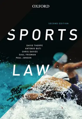Thorpe / Buti / Davies |  Sports Law | Buch |  Sack Fachmedien