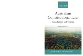 Ratnapala / Crowe |  Australian Constitutional Law | Buch |  Sack Fachmedien