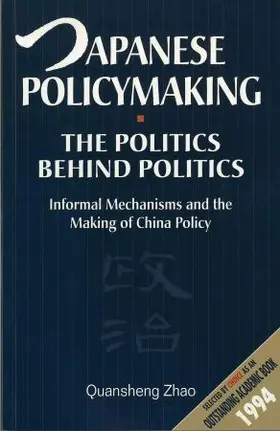 Zhao |  Japanese Policymaking | Buch |  Sack Fachmedien