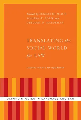 Mertz / Ford / Matoesian |  Translating the Social World for Law | Buch |  Sack Fachmedien