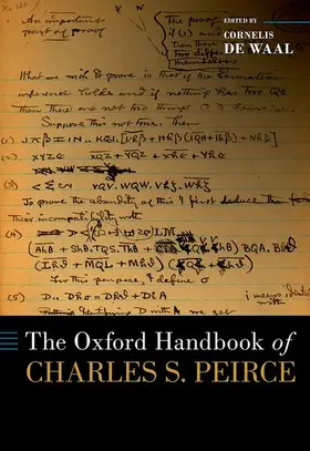 de Waal |  The Oxford Handbook of Charles S. Peirce | Buch |  Sack Fachmedien