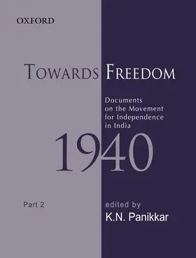 Panikkar / Bhattacharya |  Towards Freedom | Buch |  Sack Fachmedien