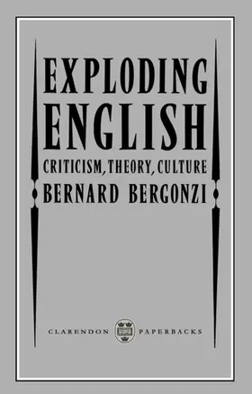 Bergonzi |  Exploding English | Buch |  Sack Fachmedien