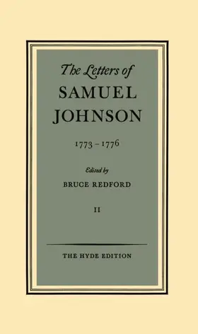 Johnson / Redford |  Volume II: 1773-1776 | Buch |  Sack Fachmedien