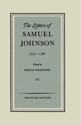 Johnson / Redford |  Volume III: 1777-1781 | Buch |  Sack Fachmedien