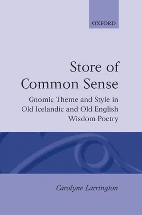 Larrington |  A Store of Common Sense | Buch |  Sack Fachmedien