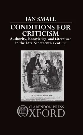 Small |  Conditions for Criticism | Buch |  Sack Fachmedien