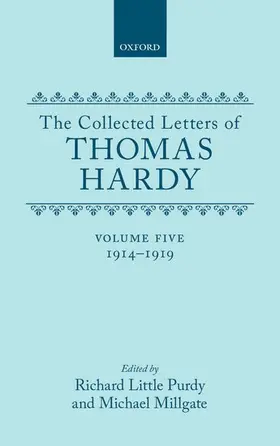 Hardy / Purdy / Millgate |  The Collected Letters of Thomas Hardy | Buch |  Sack Fachmedien
