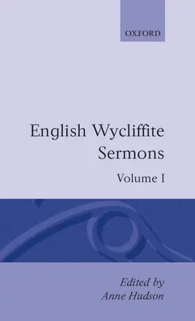 Wycliffe / Hudson |  English Wycliffite Sermons | Buch |  Sack Fachmedien