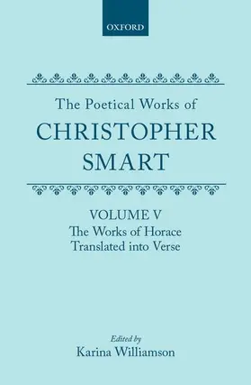 Smart / Williamson |  The Poetical Works of Christopher Smart | Buch |  Sack Fachmedien