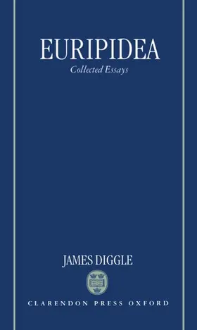 Diggle |  Euripidea | Buch |  Sack Fachmedien