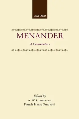 Gomme / Sandbach |  Menander: A Commentary | Buch |  Sack Fachmedien
