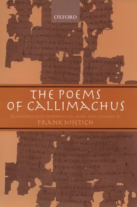 Callimachus |  The Poems of Callimachus | Buch |  Sack Fachmedien