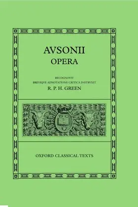 Green |  Ausonius Opera | Buch |  Sack Fachmedien