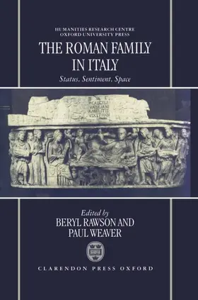 Rawson / Weaver |  The Roman Family in Italy | Buch |  Sack Fachmedien