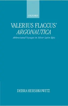 Hershkowitz |  Valerius Flaccus' Argonautica | Buch |  Sack Fachmedien