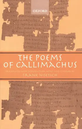  The Poems of Callimachus | Buch |  Sack Fachmedien