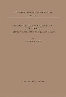 Robson |  Mesopotamian Mathematics 2100-1600 BC | Buch |  Sack Fachmedien