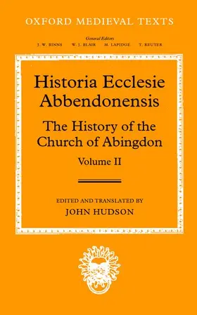 Hudson |  HISTORIA ECCLESIE ABBENDONEN V2 OMT C | Buch |  Sack Fachmedien
