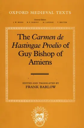 Guy, Bishop of Amiens / Barlow |  The Carmen de Hastingae Proelio of Guy Bishop of Amiens | Buch |  Sack Fachmedien