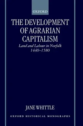 Whittle |  The Development of Agrarian Capitalism | Buch |  Sack Fachmedien