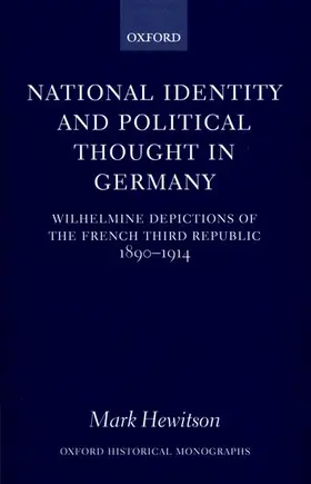 Hewitson |  National Identity and Political Thought in Germany | Buch |  Sack Fachmedien