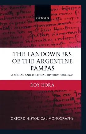 Hora |  The Landowners of the Argentine Pampas | Buch |  Sack Fachmedien